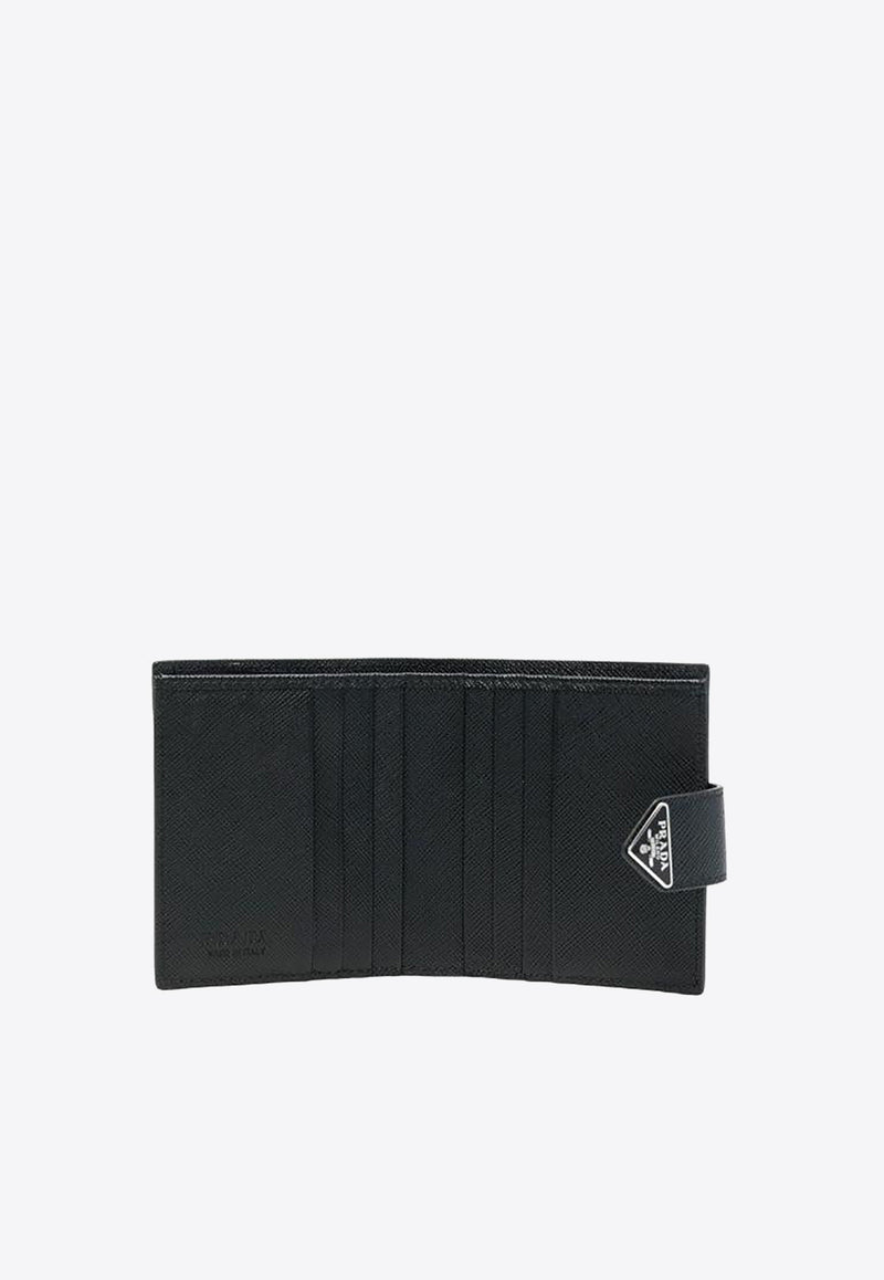 Prada Triangle Logo Bi-Fold Leather Wallet 2MO0042DYG_F0002