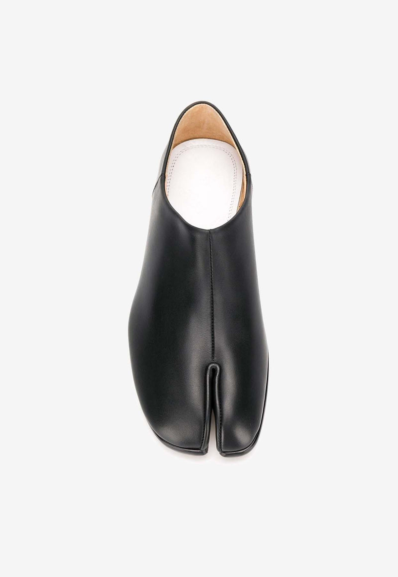 Maison Margiela Convertible Tabi Leather Babouche Shoes Black S58WR0033P3753_T8013