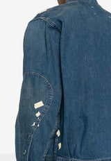 Maison Margiela Distressed Denim Jacket Blue S50AM0617S30877_961