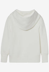 Gucci Kids Boys Logo Print Hoodie White 773379XJGZF/Q_GUC-9214