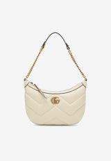 Gucci Small GG Marmont Leather Shoulder Bag White 777263AAC74/O_GUC-9206