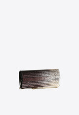 Jimmy Choo Sweetie Glittered Ombre Clutch Black SWEETIE DGA-BLACK CHAMPAGNE