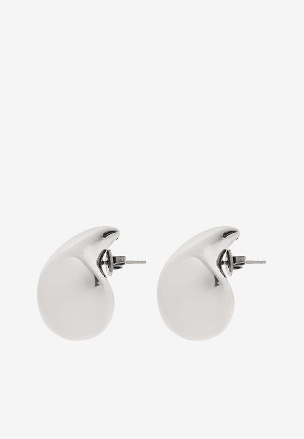 Bottega Veneta Small Drop-Shaped Earrings Silver 716783 V5070-8117
