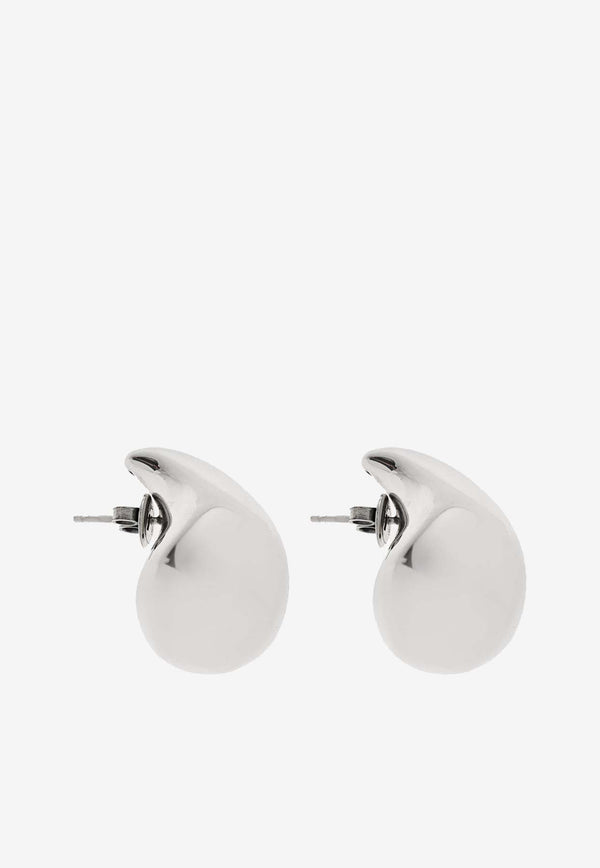 Bottega Veneta Small Drop-Shaped Earrings Silver 716783 V5070-8117