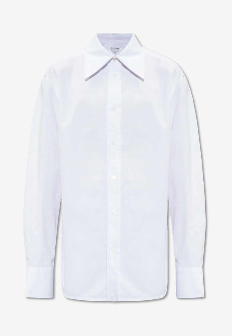 Bottega Veneta Long-Sleeved Formal Shirt White 767918 V2BL0-9000