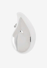 Bottega Veneta Large Drop-Shaped Earrings Silver 720038 V5070-8117