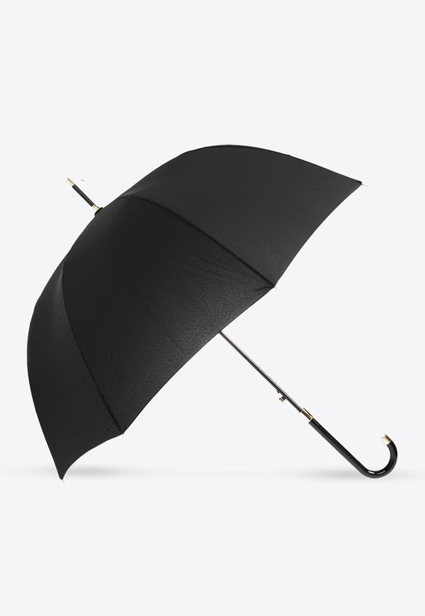 Moschino Slogan Print Umbrella Black 8956 63AUTOA-BLACK