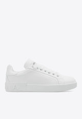 Dolce & Gabbana Portofino Low-Top Leather Sneakers White CK1544 A1065-80001