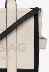 حقيبة توت متوسطة من الجلد