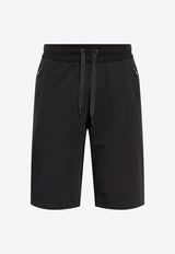 Dolce & Gabbana Logo Plaque Track Shorts Black GVB7HT G7F2G-N0000