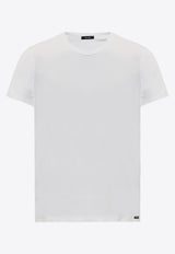 Tom Ford Basic Crewneck T-shirt White T4M081040 0-100