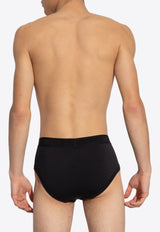 Tom Ford Logo Jacquard Briefs - Set of 2 Black T4XC11410 0-002