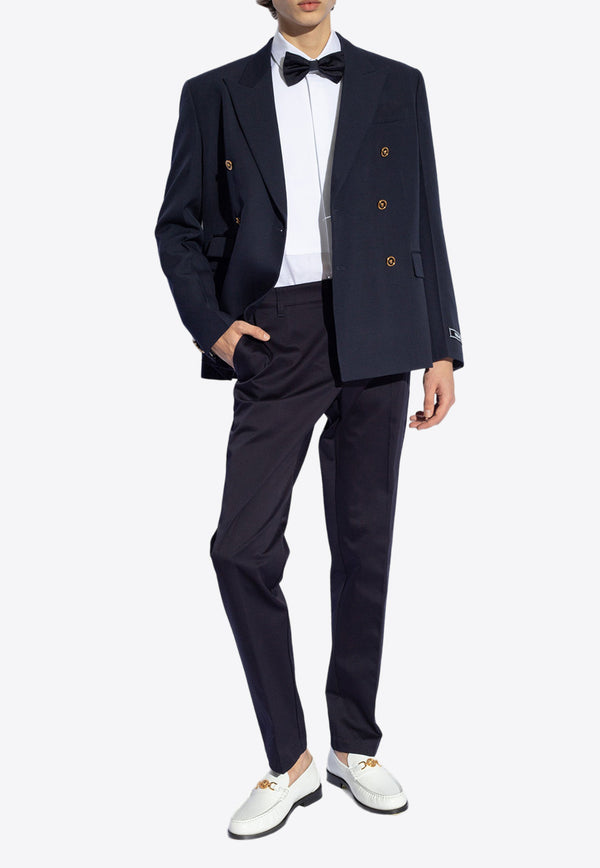 Versace Double-Breasted Wool Blazer 1013283 1A09838-1UI20