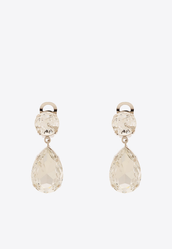 Moschino Jewel Stones Drop Earrings Silver 24121 A9193 8499-1001