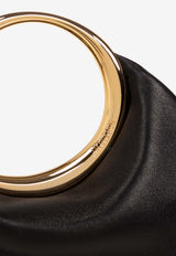 Mini Calino Ring Top Handle Bag in Nappa Leather
