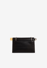 Jacquemus La Petite Pochette Rond Carré Clutch Bag Black 241BA392 3171-990