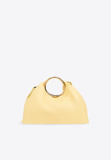 Jacquemus Le Calino Ring Top Handle Bag in Nappa Leather 241BA396 3171-205 Yellow