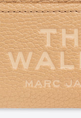 Marc Jacobs The Grained Leather Top Zip Wallet Beige 2S4SMP010S02 0-230