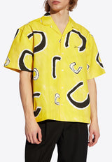Jacquemus La Jean Monogram Bowling Shirt Yellow 245SH201 1585-2BA
