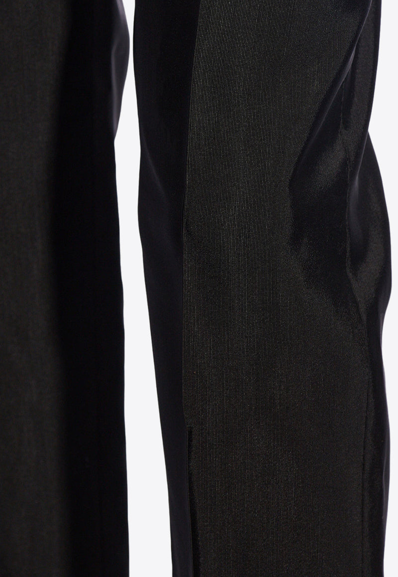 Saint Laurent Hight-Waist Tailored Pants Black 774421 Y6D38-1000