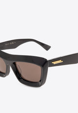 Bottega Veneta Classic Cat-Eye Sunglasses Brown 779417 V2Q30-1136