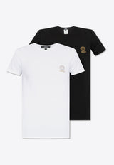 Versace Medusa Crewneck T-shirts - Set of 2 White AU10193 1A10011-A225E
