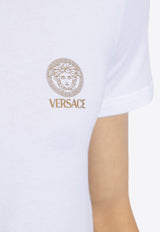 Versace Medusa Crewneck T-shirts - Set of 2 White AU10193 1A10011-A225E
