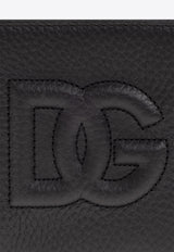 Dolce & Gabbana DG Logo Leather Bi-Fold Wallet Black BP1321 AT489-80999
