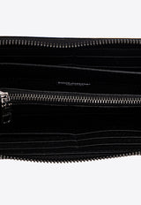 Dolce & Gabbana Zip-Around DG Logo Wallet Black BP1672 AT489-80999