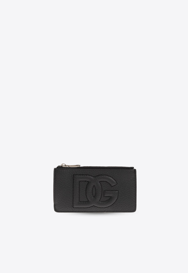 Dolce & Gabbana DG Logo Zip Wallet Black BP3307 AT489-80999
