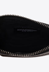 Dolce & Gabbana DG Logo Zip Wallet Black BP3307 AT489-80999
