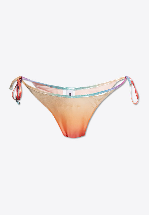 Moschino Drawstring Gradient Bikini Bottoms Multicolor DÓŁ 241V2 A5927 9402-1888