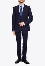Dolce & Gabbana Single-Breasted Checked Wool Suit Navy Blue GK0EMT FQ2NJ-S8101