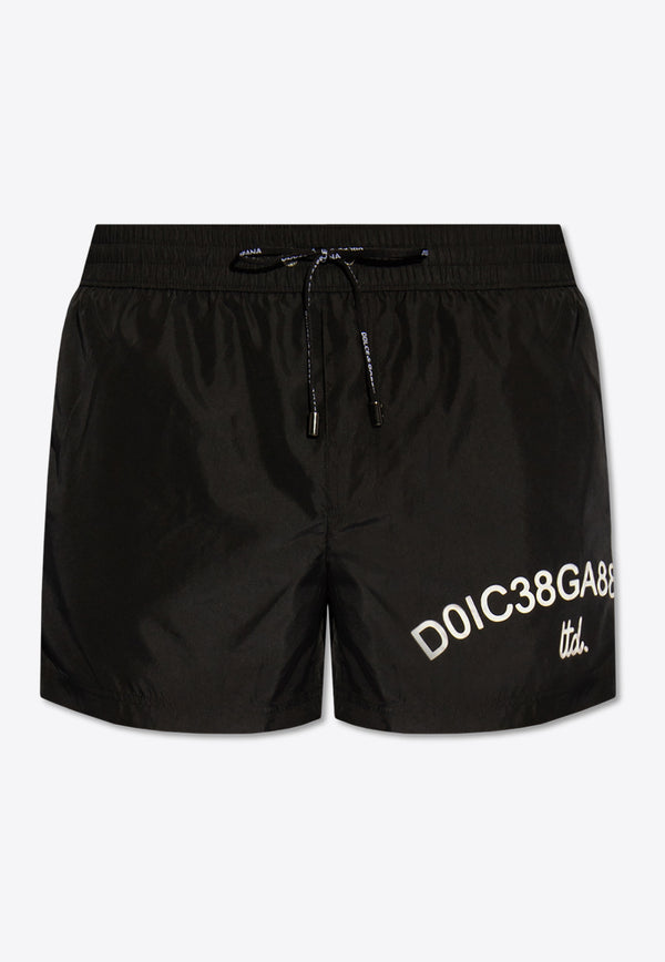 Dolce & Gabbana Logo-Printed Swim Shorts KĄPIELOWE M4F31T FUSFW-N0000