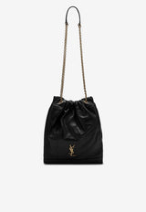 Saint Laurent Jamie Pochon Nappa Leather Shoulder Bag Black 781666AAB32/R_YSL-1000