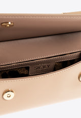 Dolce & Gabbana Small Sicily Leather Shoulder Bag Pink BB7116 A1037-80412