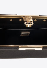 Dolce & Gabbana Small Marlene Satin Shoulder Bag Black BB7635 A7630-80999