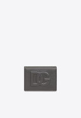 Dolce & Gabbana 3D-Effect Logo Leather Cardholder Gray BP1643 AT489-80748