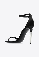 Dolce & Gabbana Keira 105 Satin Sandals Black CR1725 A7630-80999