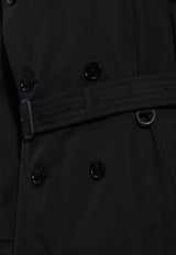 Burberry Kensington Heritage Overcoat Black 8079386 A1189-BLACK
