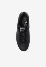 Balmain B-Court Leather Low-Top Sneakers Black CN1VI690 LVTR-EAB