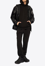 Moncler Ramiere Logo Embossed Windbreaker Jacket Black J10911A00044 597C3-S99