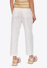Moncler High-Rise Cropped Jeans White J10932A00014 54A77-001