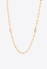Tory Burch Good Luck Chain-Link Necklace Gold 150517 0-720