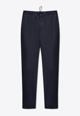 Moncler Elasticated Waistband Track Pants Navy Blue J10912A00037 597LL-77B