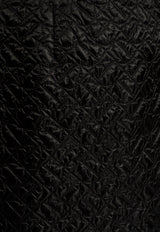 Moncler Quilted Midi Pencil Skirt Black J10932D00006 788L6-999