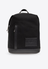 Moncler Alanah Logo Patch Backpack Black J109A5A00002 M3943-999