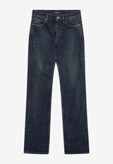 Saint Laurent Nico Straight-Leg Jeans Blue 782393Y10VG/R_YSL-4430
