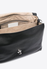 Zanellato Medium Postina Leather Shoulder Bag Black 0680100040000M_Z0001