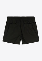 P.A.R.O.S.H Pressed-Crease Poplin Shorts Black D210149CANYOX24_013
